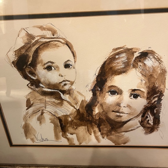 ORIGINAL SIGNED ART by RENOWN ARTIST, MARY VICKERS - Picture 2 of 6